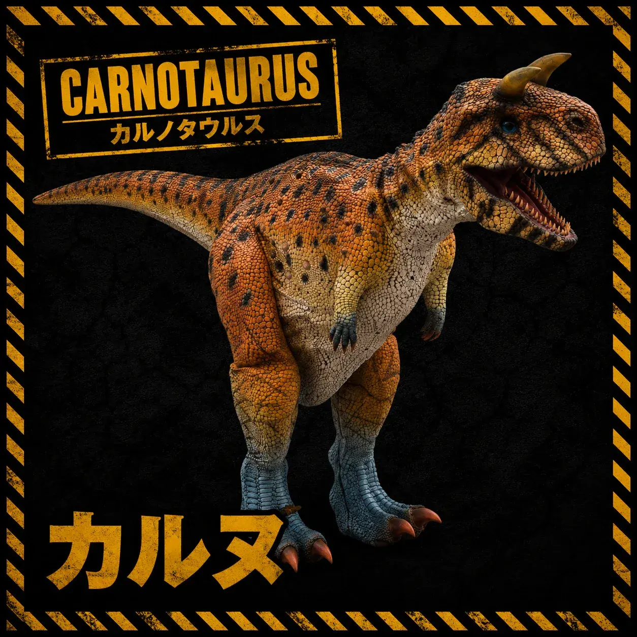 カルノタウルスの恐竜「カルヌ」