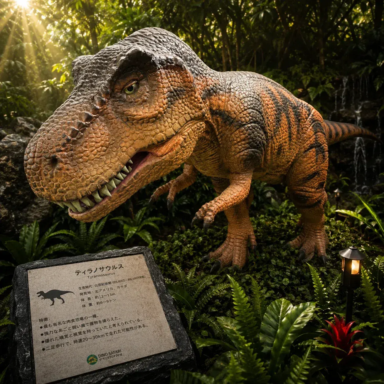 全長5mの動くロボットティラノサウルス